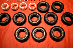 AMT Chevy Titan 90 Wheels and Firestone Tires 1/25