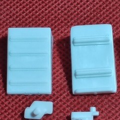 Semi Battery Boxes Mack R685ST 1:25 Scale Model Truck Part AMT