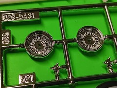 1970 Monte Carlo Lowrider 1/25 AMT Rim Wheel Skinny Whitewall BF Goodrich Tire