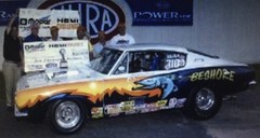 DECALS- Dr. Rich Beshore’s Super Stock Hemi Shootout ‘Cuda, Decal skill required