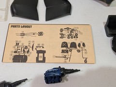 AMT ’49 Ford Car Model Builder Junkyard Parts 1/25 Scale