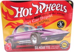 AMT 1:25 Scale Model Hot Wheels Silhouette Car with Trailer +Collector’s Tin 593