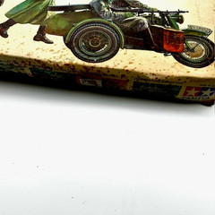 Vintage Tamiya BMW R75 Motorcycle w/Side Car and Military Miniatures bundle 1972