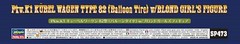 Hasegawa 1/24 Pkw.K1 Cubelwagen Type 82 Balloon Tire w/Blonde Girls Figure SP473