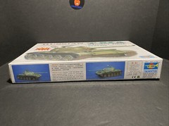 Trumpeter Russian T-54A & T54B Model 1951 1/35 Model Kit Motorized #MM-00340 /