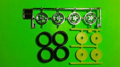 1995 Toyota Supra 1/25 Chrome Rim Wheel Low Profile Tire Fast & Furious Model