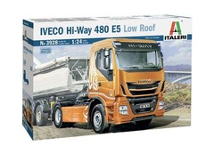Italeri 1/24 IVECO HI-WAY 480 E5 LOW ROOF Truck Model Kit #3928