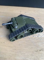 1/72 Modified Tank Painted Fantasy Wars Resin? Wood Die Cast 4”