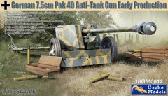 Gecko Models 16GM0012 1/16 German 7.5cm Pak 40 Anti-tank Gun (Early Production)