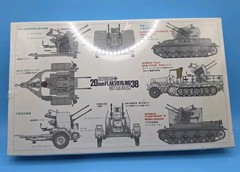 Tamiya Model Kit, Pkw.K1 Type 82 Kubelwagen 1/35 & German 20mm Flakvierling 38