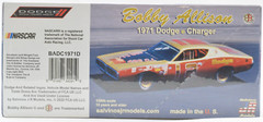 Salvino JR Models Bobby Allison 1971 Dodge Charger 1/25 Scale Model Car Kit