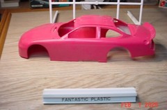 Vintage Pink Ford Taurus NASCAR Body 1/24th fb162