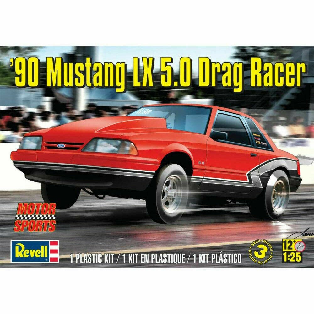 Revell 1/25 Ford Mustang LX 5.0 Drag Racer 85-4195