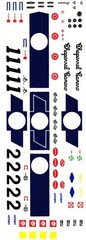 #1 or #2 Jim Hall – Vic Elford CHAPARRAL CAMARO 1/24 – 1/25 Decals trans am