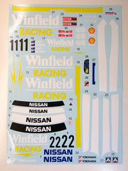 Decalpool 1/12 Nissan Skyline R32 GT-R Winfield #1 ATCC ’90 Decal Sheet DP213
