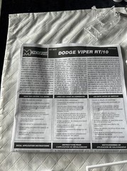Monogram Dream Rides Dodge Viper RT/10 Model Car Kit 1:25 – 85-4010 Parts