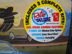 AMT CAL DRAG COMBO FALCON FUNNY CAR GALAXIE TOW CAR TRAILER FACT. SEALED BOX ART