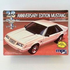 MPC 1:25 20th Anniversary Edition 1984 Mustang Model Car Kit #1-0768 -OPEN BOX