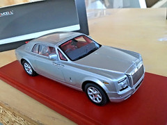 1/43 TSM , Rolls Royce ,silver phantom coupe, met. Silver, mint !!!