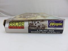 Hasegawa 8 Ton Half Track Quadruple 20m/mAA Sd.Kfz.7/1 1/72 Scale Model Kit 714