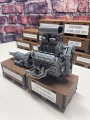 3D Printed CHEVY BLOWN BIG BLOCK with 4L75E-R Trans 1/24th – 1/10th MADE IN USA