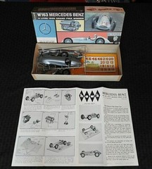 Hawk Model Co. 1939 Mercedes-Benz W163 Grand Winner Car No 155-150 In Box (1961)