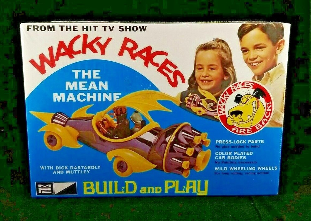 MPC 1/25 Wacky Races THE MEAN MACHINE SNAP Model Kit Sealed In Box MPC935/12