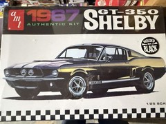 AMT 834 1/25 ’67 Shelby GT350, Black Model Kit – NEW