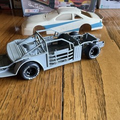 Built Model Car, 1997 Revell Stock Car STARTED, INCOMPLETE, MODIFIED