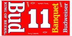 #11 Terry Labonte Budweiser Ford 1989 1/24th Scale Nascar Waterslide Decals