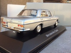 1/43 MINICHAMPS Mercedes 300 SEL, 1968 . fast sports sedan, silver mint+++!