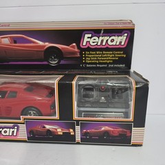New Bright 1988 FERRARI TESTAROSSA NEW BRIGHT R/C No. 209 Open Box Remote Contro