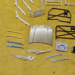 1/25 Vintage Junkyard Asstd Nascar Parts Lot Chevy Ford