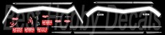 1968 Camaro SS396 SPORT STRIPES 1/24th – 1/25th Waterslide Decals for Black Car