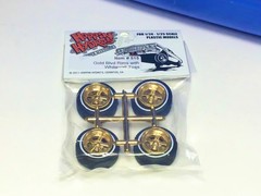 Hoppin Hydros Lowrider Gold Rims WHITEWALL Tires Wheels Model Car Parts