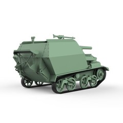 SSMODEL SS100576 1/100 15mm WarGaming German G.Pz.Mk.VI(e) Self-Propelled Gun