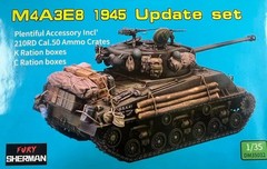 1/35 Cast Resin Sherman Rage M4 Tank Armored Fighting Vehicle External Equipm…