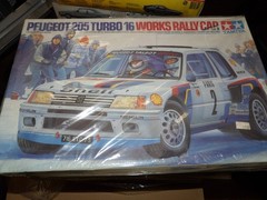 Tamiya Peugot 205 Turbo 16 Works Rally Car 1/24 Unbuilt NOS Kit