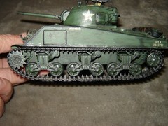 Built USA Tank w/Driver 6-3/4 inches long Well Built & Painted Excellent Cond