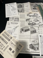 Vintage Revell Lindberg Walthers Model Kit Instructions More
