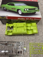 Revell Chevy Malibu SS Pro Street 1:25 Model Kit #7147 1989 (COMPLETE / UNBUILT)