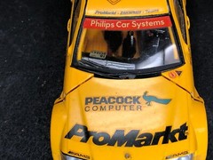 Pre-built AS-IS Unbranded Plastic Model Kit MERCEDES-BENZ AMG PROMARKT Yellow