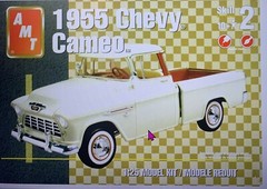 55 Chevy Stepside Pickup SHIFTER 148-3 1667 AMT Model Car Parts