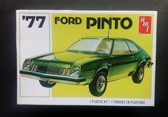 Vintage AMT ‘77 FORD PINTO CAR MODEL KIT 1/25 SCALE 1129M/12 NIOB FS Parts