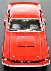 Ford Mustang Cobra GT12Race Car24Hot Rod1969Custom Built Metal Body 1:18 Model