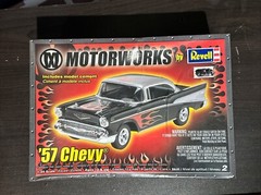 Sealed REVELL MOTORWORKS 1:24 scale ’57 CHEVY Plastic Model Car Kit