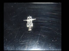 1956-1960 CONTINENTAL PROMO CAR OR TOY STORE REPRODUCTION PLASTIC HOOD ORNAMENT