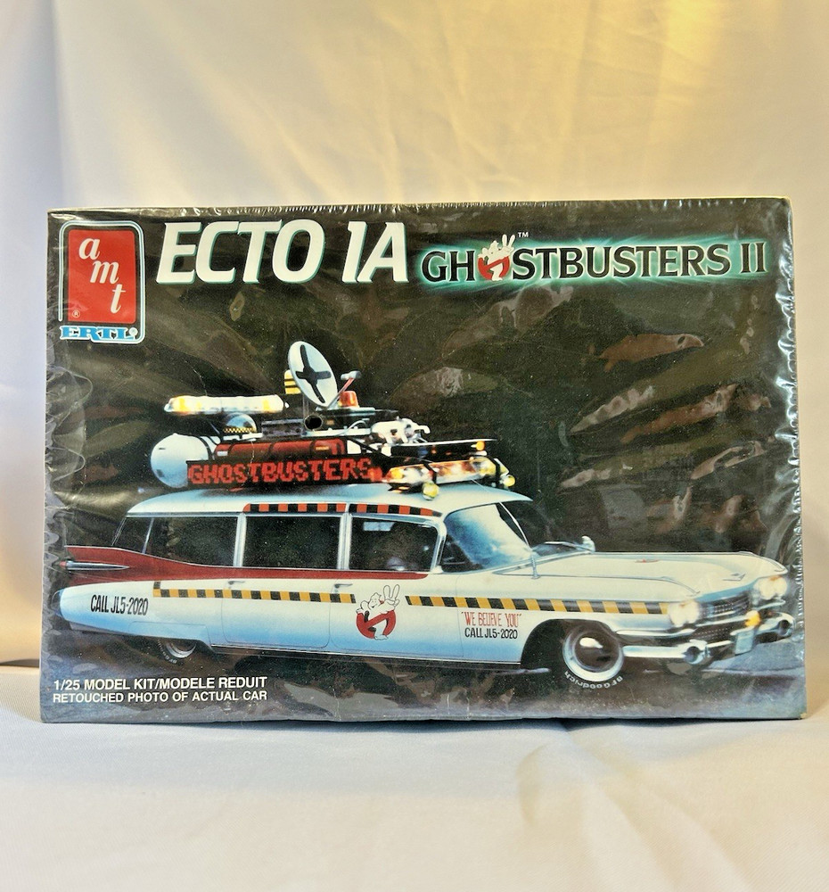 AMT CADILLAC ECTO 1A GHOSTBUSTERS II model kit NEW in FACTORY SEALED BOX