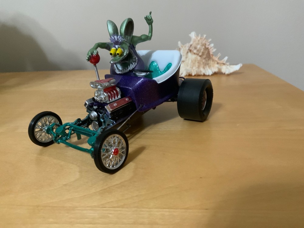 ED ‘BIG DADDY’ ROTH’S OUTLAW CUSTOM DRAG VERSION *PLUS SOLID RESIN FINK! KOOL!