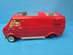 Vintage MPC 1-3062 1977 Ford Visible Van uilt-up Plastic Kit Project READ